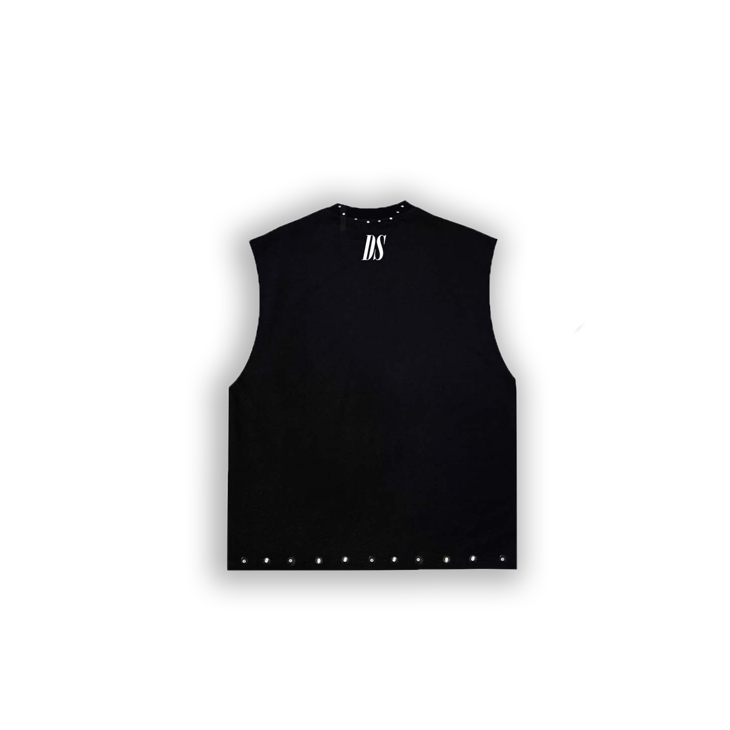 BLACK DS SKULL SLEEVELESS TEE