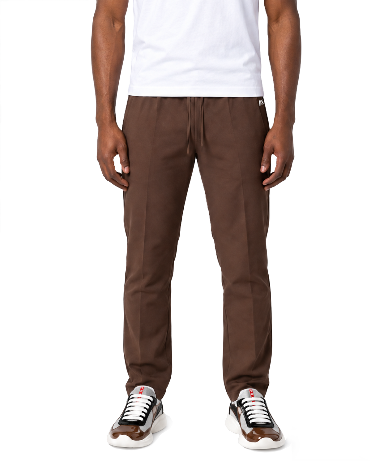 BROWN DS JOGGER WAIST PANTS