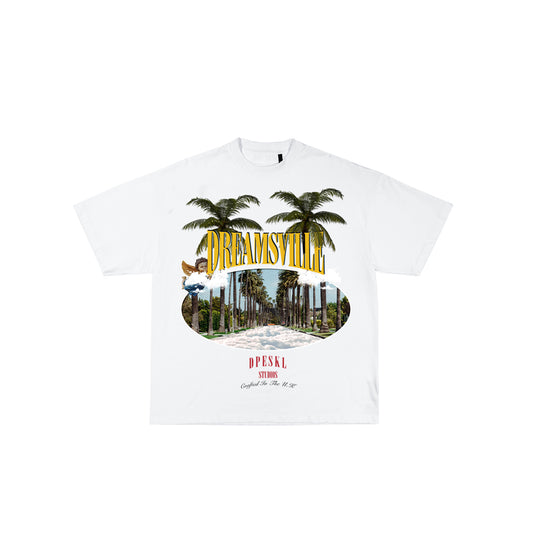 WHITE DREAMSVILLE TEE