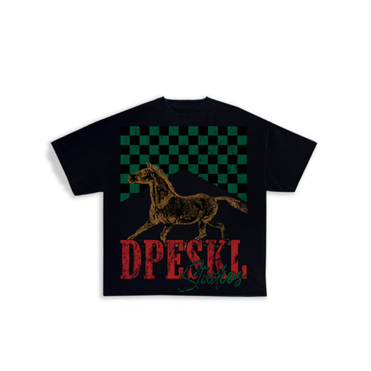 BLACK DS STALLION TEE