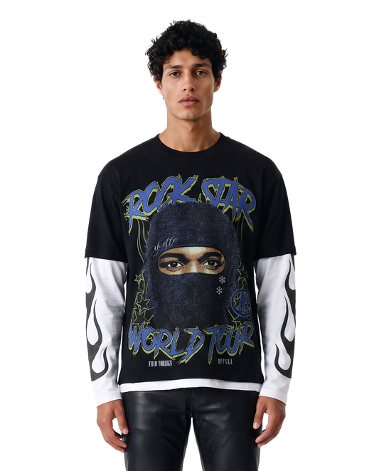 DOUBLE LAYERED ROCKSTAR TEE