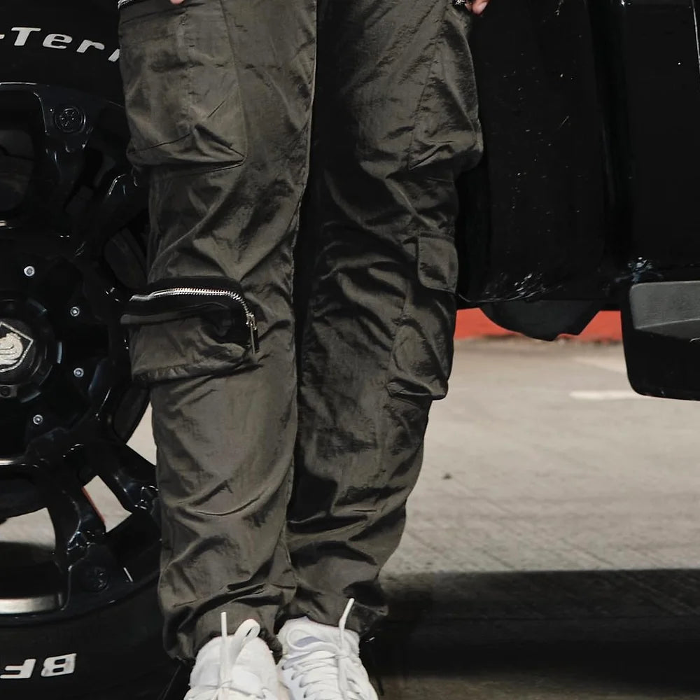 GREY DS CARGO PANTS