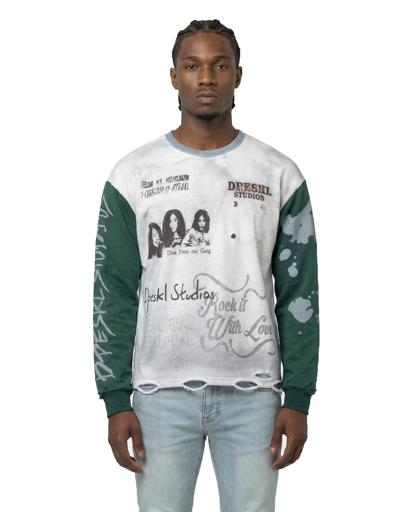 PATCHED LONG SLEEVE